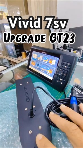 Vivid 7Sv tak nak SideVu upgrade 600wat GT23 #upgrade #marine #garmin