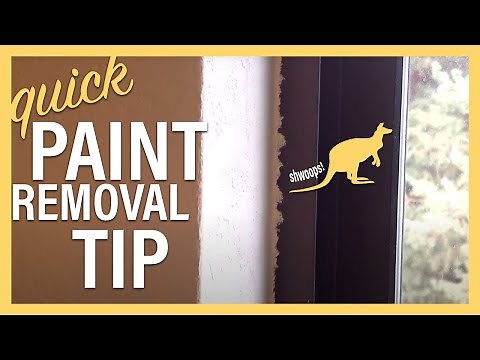 Saturday Projects™ .com | The Best Way To Remove Latex Paint From WIndow Frames - see description