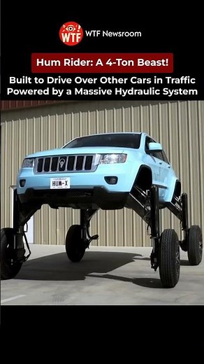 Hum Rider: The Car That Drives Over OtherCars in Traffic 🚗⬆️