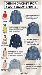 Stop Wearing The Wrong Denim Jacket 🛑 Find Your Fit #fashiontips #denim #style