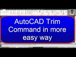 AutoCAD Trim Command in more easy way | How to Trim in AutoCAD