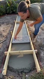 They Built This STUNNING Stone Walkway From Wet Concrete 😱🪨🌸 | Amazing Garden Transformation