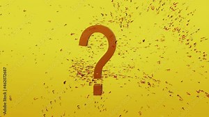 colorful question mark icons, Problems and solutions, Quest sign, searching, help, knowledge and problem abstract concept symbol, query, search icon and quiz sign, 3d render