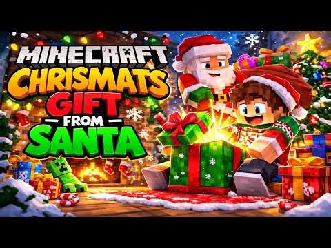🎄 Minecraft Christmas Song – Gift From Santa! 🎁