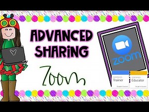 Zoom Advanced Share Screen Settings