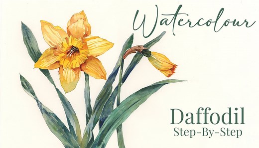 Vibrant Daffodils: An Easy Step-by-Step Guide to Painting Florals in Watercolor | Will Elliston | Skillshare