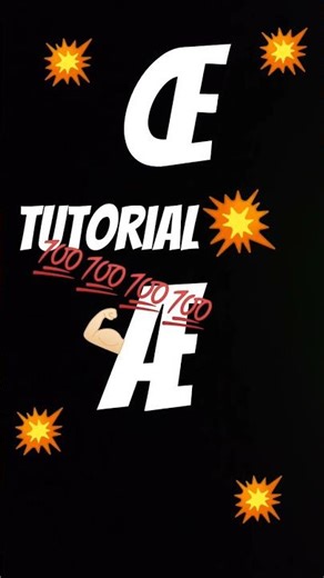 Æ Œ tutorial 💥💥💯💯💯💪🏻ß