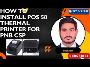 How to Install Everycom EC-58 / EC-58 B Printer Driver on Windows 10, 11/ paper setting kaise kare/