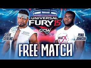 [FREE MATCH] Steve Sterling vs Puma Johnson [UCW Universal Title Tournament] - UCW Universal Fury XV