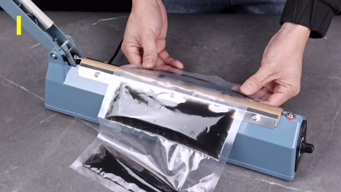 Impulse Heat Sealer Manual Bags Sealer Heat Sealing Machine 12 Inch Impulse Sealer Machine for Plastic Bags PE PP Bags with Extra Replace Element Grip