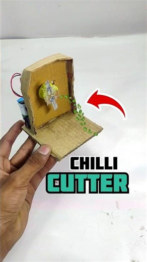 How to make chilli cutter machine || diy science project for class 7th #shorts