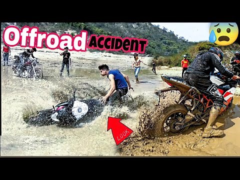 Offroad on ktm rc 390 😬 yeh kya hogaya 😰