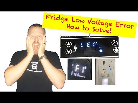 Why Your Camper Fridge Keeps Turning Off and How to Fix It Fast - E1, F1, Low Voltage code