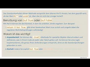 Verstehen der Truthiness-Auswertung in Perl 6: Eine sanfte Einführung