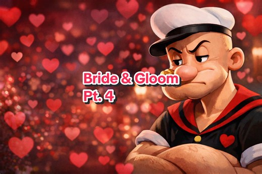 It just keeps getting worse 😬 Bride and Gloom — Part 4/6 #BrideAndGloom #Popeye #Part4 #StoryTok #ClassicCartoons