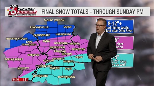 54K views · 289 reactions | Local 6 brings Winter Storm Fern coverage from across the region. (Note: the screen will cut to black during breaks. We will return soon!) | WPSD-TV | Facebook