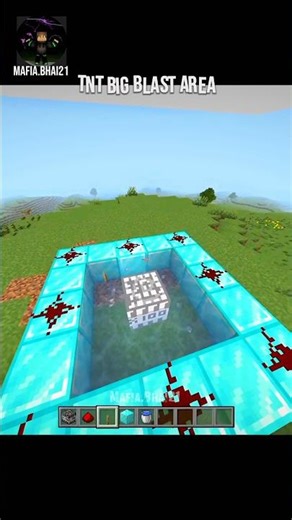 Minecraft TNT Explosion But It’s HUGE 💥😱 #shorts