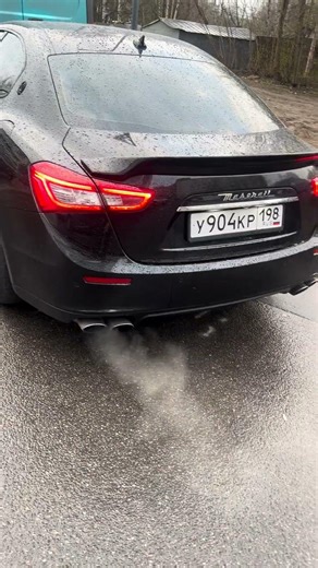 Cold start/ холодный запуск Maserati Ghibli #maserati #maseratighibli #auto #automobile #cars