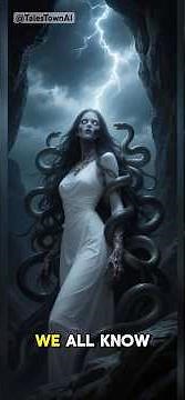 Medusa ⚡️The Snake Goddess Who Cursed the Gods.#history #greekmythology