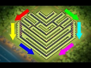 New "STRONGEST" Town Hall 9 Defense Layout (CoC Th9) Trophy Base 2017 | Clash of Clans