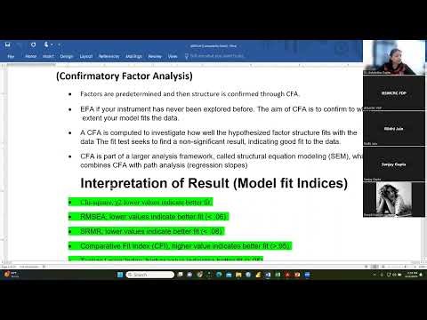 (03) A Workshop on Structural Equation Modeling (sem) (SEM)