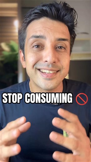 Stop Consuming. Start Doing ⚠️