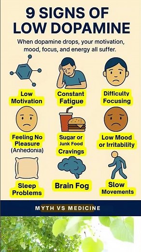 9 Signs of Low Dopamine You Shouldn’t Ignore ⚠️ (Evidence-Backed)