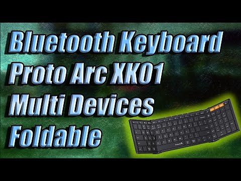 How To Setup a Bluetooth Keyboard ProtoArc Foldable Keyboard XK01