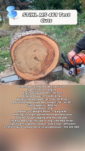 28K views · 328 reactions | Chainsaws STIHL MS 461 Test Cuts...