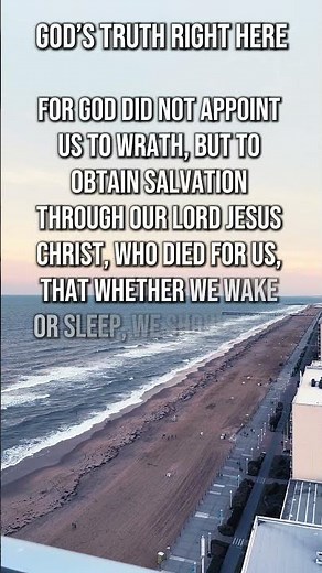 ✝️ Bible Verse Of The Day: 1 Thessalonians 5:9-10 Appointed To Salvation