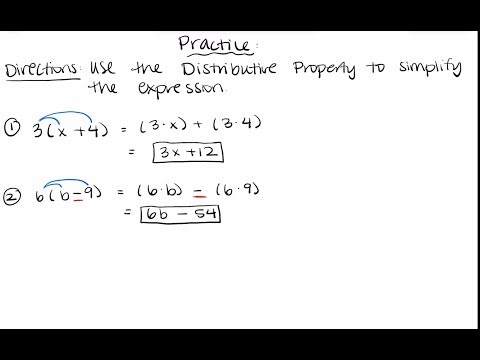 Distributive Property (Algebra): How to Distribute Variables and Negatives, with Practice Problems