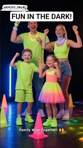 GLOW PARTY Games for Family Night! 💫🎉 | Fun in the Dark