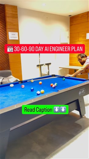 📆 30-60-90 DAY AI ENGINEER PLAN. Comment PLAN for complete pdf week wise.