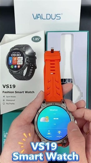 🔥VS19 Smartwatch Is Insane! Stunning Design + All Features + Flashlight Test! 😱 #smartwatch