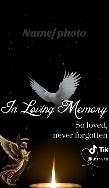 In Loving Memory Template for Remembrance Videos