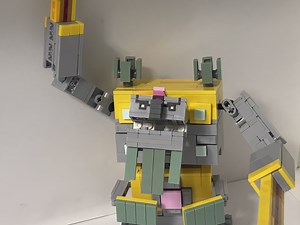 lego我的世界地下城moc展示 风暴傀儡Tempest Golem