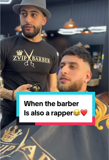 When the Barber Doubles as a Rapper