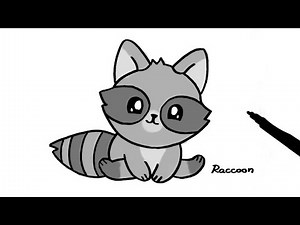 How to Draw a Raccoon I Easy Drawing Step by Step