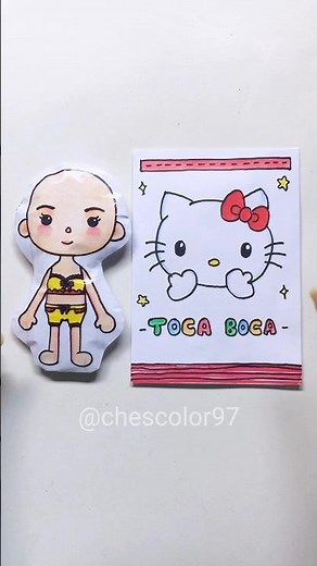 Toca Boca Paper Doll: Hello Kitty Theme Dress Up 🎀✨
