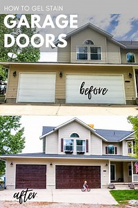 How to Gel Stain Garage Doors • Longbourn Farm