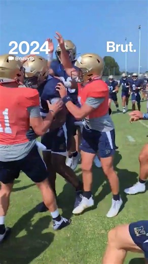 Navy football player finds out his sister won a gold medal at the olympics