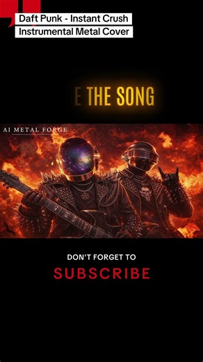 Daft Punk - Instant Crush #ai #aimusic #aicover #shorts #daftpunk #aishorts #aisong #youtubeshorts