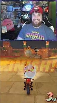 3 Shells Squeezing Through Everyone in Mario Kart World!