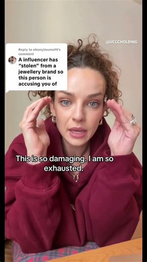 Abbie Chatfield in tears over false claims she STOLE a diamond necklace from small business #shorts