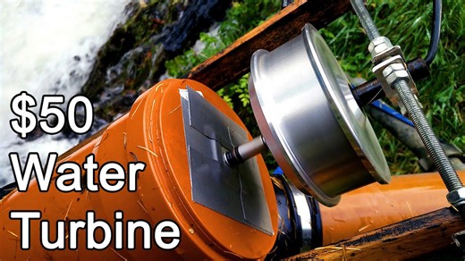 Real world test results from a $50 portable water turbine
