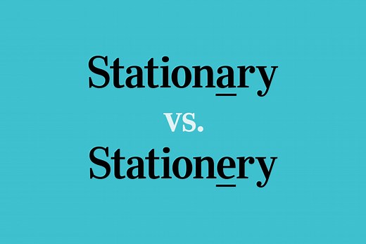 “Stationary” vs. “Stationery”: How to Get It Right