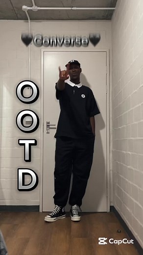 All Black Outfit Inspiration with Converse All Stars