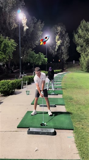 Golfer's Trick Shot with No Gimmies Golf