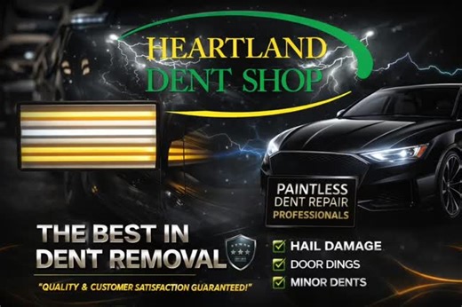Not all dent repair is the same. True Paintless Dent Repair requires precision lighting, experience, and attention to detail. We don’t “fill and paint” — we restore your panel back to factory condition. ✔ Hail Damage ✔ Door Dings ✔ Minor & Large Dents ✔ All Insurance Accepted Family owned & operated since 2000. Over 120 ⭐⭐⭐⭐⭐ Google reviews. Big or small we fix ’em all. 📞 918-809-7438 Tulsa, Oklahoma #HeartlandDentShop #TulsaAutoRepair #PaintlessDentRepair #HailRepairTulsa #DoorDingRepair | HEA