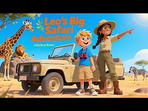 Leo’s Big Safari Adventure | Learning Safari Animals | Toddlers Read Aloud Story | #readaloudtokids